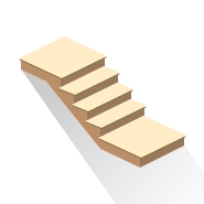 Расчет прямой деревянной лестницы на косоурах