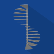 Лестница винтовая металлическая