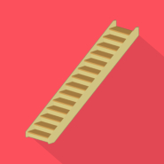 Лестница прямая на тетивах