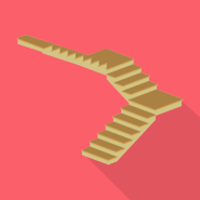Double L-Shaped Stairs