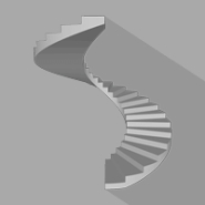 Лестница спиральная бетонная