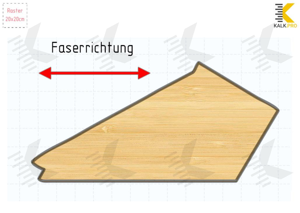 Richtung der Fasern innerhalb забежной Stufen - KALK.PRO Richtung der Fasern innerhalb der Stufe забежной