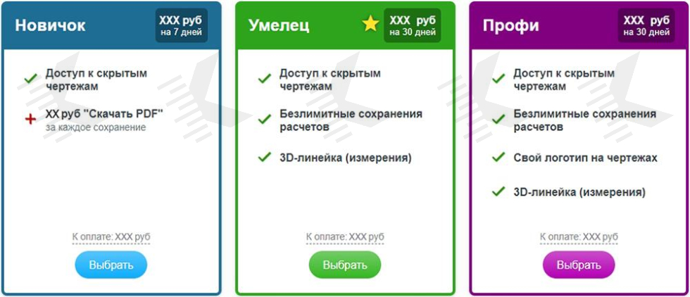 Тарифные планы