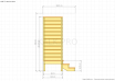 Plan d'Escalier (Vue de Face)