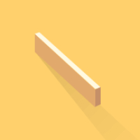 Chevrons pour une toiture en shed
