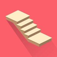 Scala dritta ad una rampa, configurazione a