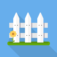 Забор из штакетника