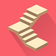 Scala con pianerottolo (a due rampe a