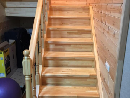 Simple stairs to the second floor — Construction calculators online