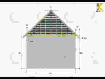 Проект #5. Вальмовая крыша — Строительные калькуляторы онлайн